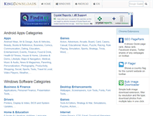 Tablet Screenshot of kingdownloads.com